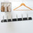 Cloth hanger, Wall Door Hooks Rail for Hanging Clothes for Hanging Hook Rack Rail, Extra Long Coat Hanger Wall Mount for Clothes, Jacket, Hats, 6 Hook With Eco-friendly Liquid Adhesive Glue