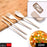 Close-up of portable cutlery set.
