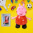 Pig Children Play toy, Pretend Play Toy Fun Gift for Kids, Movable Hands, Legs Pig Pretend Play Toy Set for Kids Children with Soft Rubber Material (1 Pc / Battery Not included)
