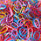 Flexible and reusable multicolor rubber bands for home
