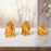 Golden Laughing Buddha Set Of Six Pieces Statue For Happiness, Wealth & Good luck Decor For Wealth and Success (6 Pcs Set)