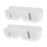 Wall Mount Sunglass Organizer Simple Space Saving Glasses Storage Box Eyewear Stand Holder for Showcase Bedroom Apartment With 2 pc Double Sided Adhesive Sticker (2 Pcs Set)