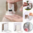 adhesive hook holding body wash and shampoo bottles
