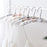 Adjustable folding clothes hanger, 360° rotation