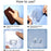Transparent Self Adhesive Hook Seamless Drill Free Removable Wall Mounted Hanger As Toothbrush Holder Power Plug Socket Holder Waterproof and Oil Proof (1 Pc)
