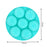 Smiley face mold tray for cakes and chocolates, flexible silicone