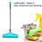 Telescopic floor wiper, 12 inch, plastic handle