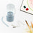 2 In1 Portable Crusher Juicer With Handle & Straw for Smoothie Sipper USB Rechargeable (340 ml) 6 Stainless Steel Blades Compact Juicer Mixer, Juicer Portable Fresh Juice Blender Portable Electric Juicer ( 340 ML )