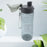 Plastic water bottle Outdoor Sport Bottle With Carry Case, leak proof BPA-free for travel cold and hot water Plastic water bottle with daily water intake for gym and children, Home, Travel, Office Use (1 pc )
