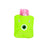 Green One-Eyed Monster Print Small Hot Water Bag with Cover for Pain Relief