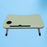 MultiPurpose Study Table Foldable Portable Notebook Bed Lap Desk Tray Stand Reading Holder with Coffee Cup Slot, Drawer, Fan, USB Cable & Light for Breakfast, Reading & Movie Watching (1 Pc Mix Color)