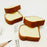 3D Toast Bread Shape Eraser for Kids, Cartoons Erasers Toast Bread Erasers Bread Shaped Eraser for Students, Gift, Cute Fun Food Pencil Erasers for School Classroom, Stationery for Boys & Girls (4 Pcs Set)