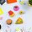 3D Food Shape Fancy & Stylish Colorful Erasers, Mini Eraser Creative Cute Novelty Eraser for Children Eraser Set for Return Gift, Birthday Party, School Prize(5 Pcs Set)