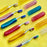6-piece plastic toothbrush covers, anti-bacterial design