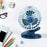 Portable Clip-on Fan, Battery Operated, With Light & Spray, Small Yet Powerful USB Table Fan, 3-Speed Quiet Rechargeable Mini Desk Fan, 360° Rotation, Personal Cooling Fan for Home, Office, Camping