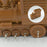 Key holder shaped like a train for home decor