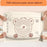 3 In 1 Heavy Silicone Baking Mat With Wooden Belan & Cake Scraper (3 Pcs Set / 70×50 CM)