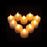 LED tealight candles ideal for parties and weddings, white color