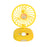 USB-C Type Rechargeable Portable Fan With LED Light Heavy Duty Motor & Foldable Fan With Charging Port Home, Outdoor, Temple