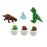 Dinosaur Shaped Erasers & Egg shape Eraser for Kids, Dinosaur Erasers Puzzle 3D Eraser, Mini Eraser Dinosaur Toys, Desk Pets for Students Classroom Prizes Class Rewards Party Favors (5 Pcs Set)