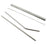 Reusable Stainless Steel Straws with Travel Case Cleaning Brush Eco Friendly Extra Long Metal Straws Drinking Set of 4 (2 Straight straws, 1 Bent straws, 1 Brush)
