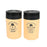 Accurate Seal Tea Sugar Coffee Container, Plastic Damru Shaped Tea, Coffee, Sugar Canisters Jar, New Airtight Food Seal Containers for Salt, Dry Fruit, Grocery 2 Section (800 ML Approx)