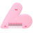 Heart Shape Plastic Hair Cutting Scissors for Baby Girls Lightweight Portable Hair Thinning Double‑Edge Stainless Steel Convenient for Hair Cutting for Hair Thinning (1 Pc )