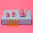 Plastic tea set for kids' pretend play