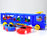 Toy truck with four small cars