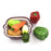 Strainer with basket feature for easy rinsing of food items