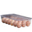Plastic 18 Cavity Egg Storage Box Or Egg Trays For Refrigerator With Lid & Handles High Quality, Rectangular Egg Tray Box For 18 Egg (1 Pc)