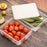 Plastic Food Storage Container for Fridge, fridge storage boxes with Lid Stackable Fridge Storage Containers freeze organizer items and storage, vegetable storage box for fridge, (3 Pcs set)