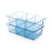 Plastic Refrigerator Organizer Bins, Set Of 2 Stackable Fridge Organizers with Handle, Clear Organizing Food Fruit Vegetables Pantry Storage Bins for Freezer kitchen Cabinet Organization and Storage (2 Pcs Set Mix Color)