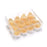 Acrylic LED tea light candles, set of 12, for decoration