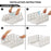 Stackable and foldable storage cart with 3 layers