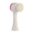 2 in 1 Facial Brush Cleansing | Manual Face Scrubber | Silicone Double-Sided Face Wash Brush for Sensitive, Delicate, Dry Skin (1 Pc)