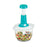 3-blade vegetable chopper for efficient food preparation.
