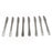 Set of 8 knives for dining, ideal for picnics and outings