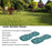 Lawn Aerator Sandals, Garden Grass Aerator Spiked Sandals Green Studded Shoes for Yard Patio Garden Excavation