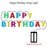 Decoratives Plastic Happy Birthday 13 LED Letter Battery Operated String Lights, Outdoor String Lights (Multicolour)