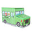 Foldable toy storage box in bus shape with lid and colorful design for kids