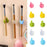 Multi-colored cable clips for desk and home use