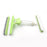 Multifunctional scraper, includes wiper and brush heads