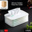 Tissues Holder Silicone Simple Tissue Box Tissues Cylinder Tissues Cube Box Tissue Holder for Bathroom Office Car Bedroom for Bathroom Room Office Car