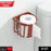 Stylish toilet paper holder designed for easy access.