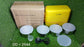 Electric lunch box with four stainless steel compartments