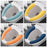Toilet Seat Cover, Toilet Seat Cushion Soft and Warm Washable Toilet seat Cover Pads Comfortable