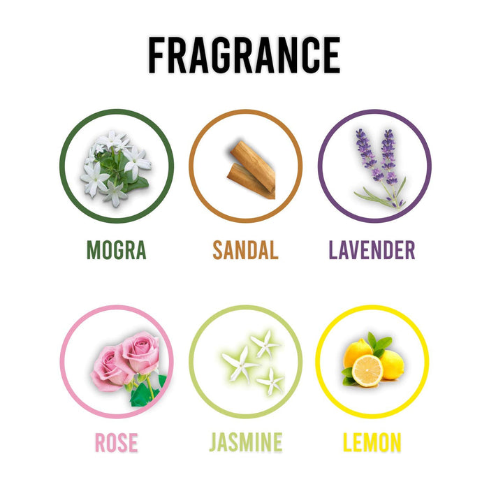 Floral air freshener block for bathrooms and toilets