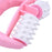 Manual Round Handle Plastic 2 Rollers Massage Roller Cellulite Roller for Legs, Arms, Back, Muscle Pain Relief and Muscle Relaxation, Gym Equipment