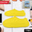 Non-Slip Silicone Rain Reusable Anti skid Waterproof Fordable Boot Shoe Cover (Extra Large Size (XL)/ 1 Pair / Yellow)